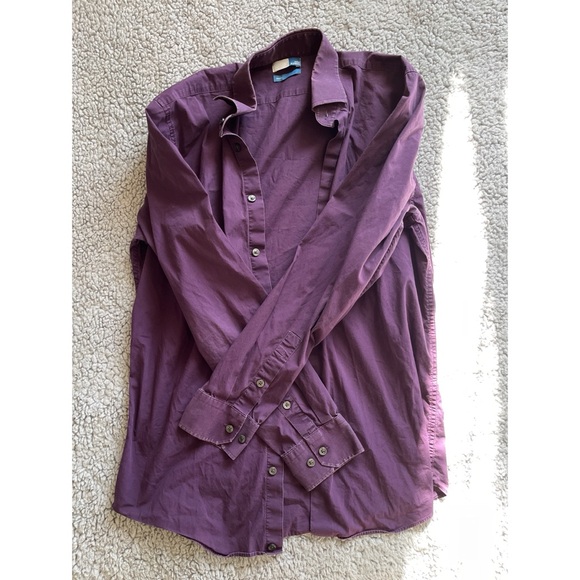 14th & Union Men’s Medium Purple Long Sleeve Button Down Shirt. - Picture 4 of 8